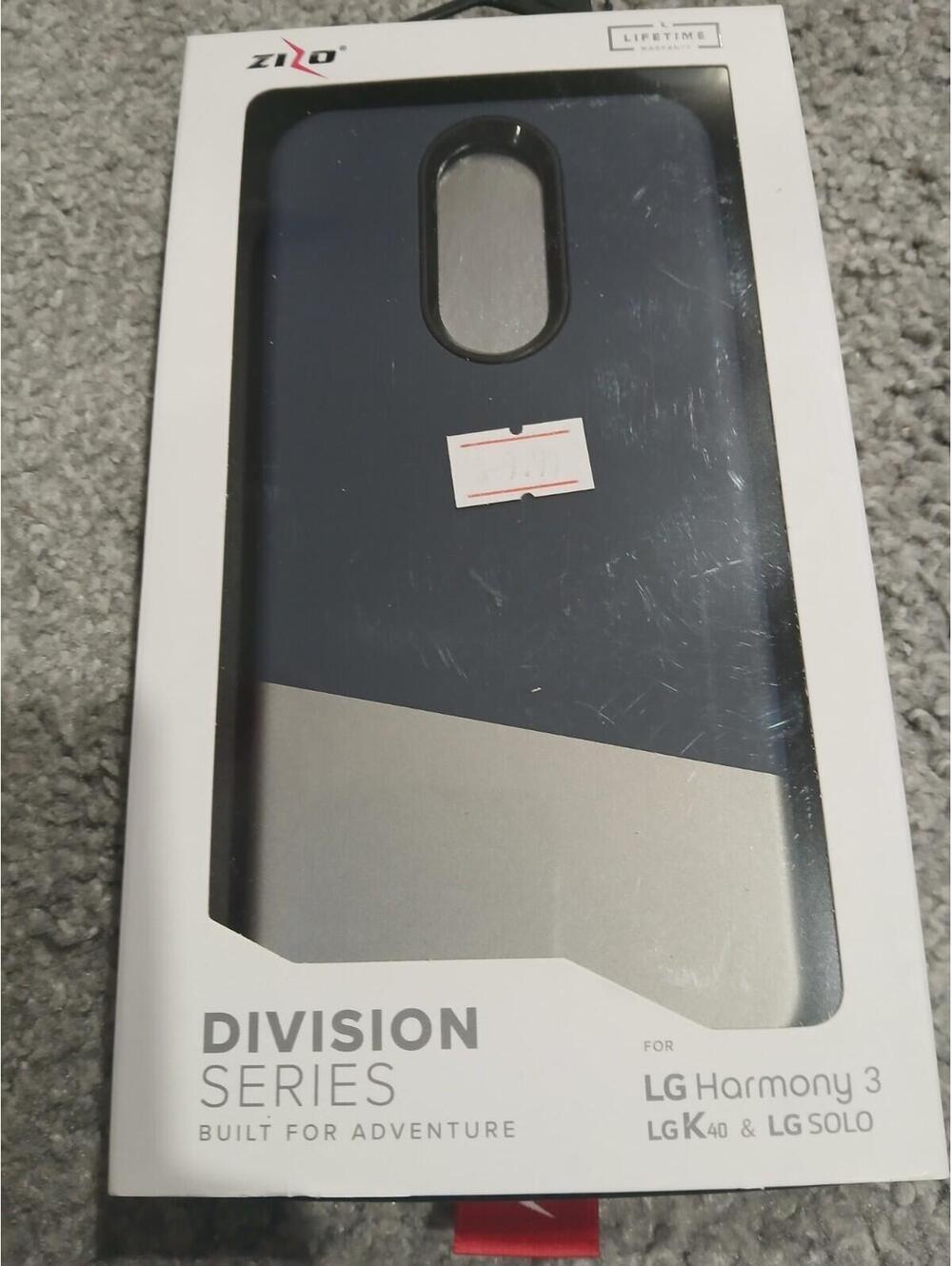 Phone Case For LG Harmony 3 Zizo Divison Series Black And Silver